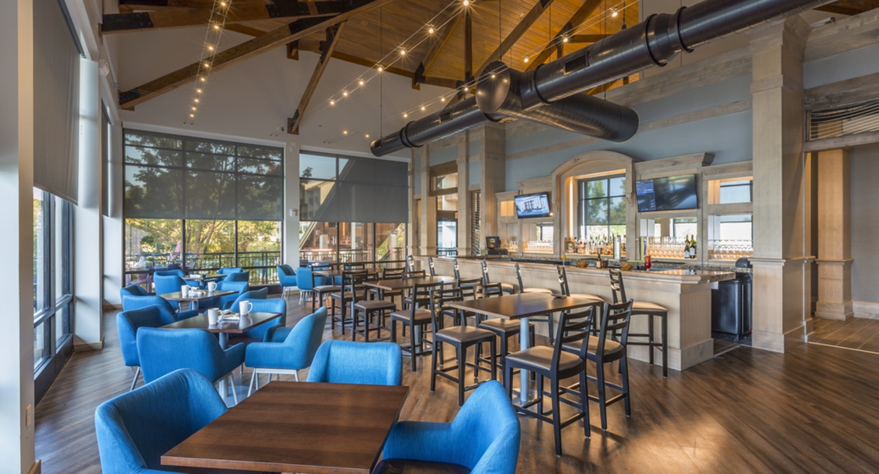 Restaurant outlet banquet chairs